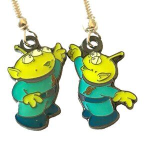 Disney Pixar Toy Story Earrings Little Green Men Aliens Disneyana Vintage